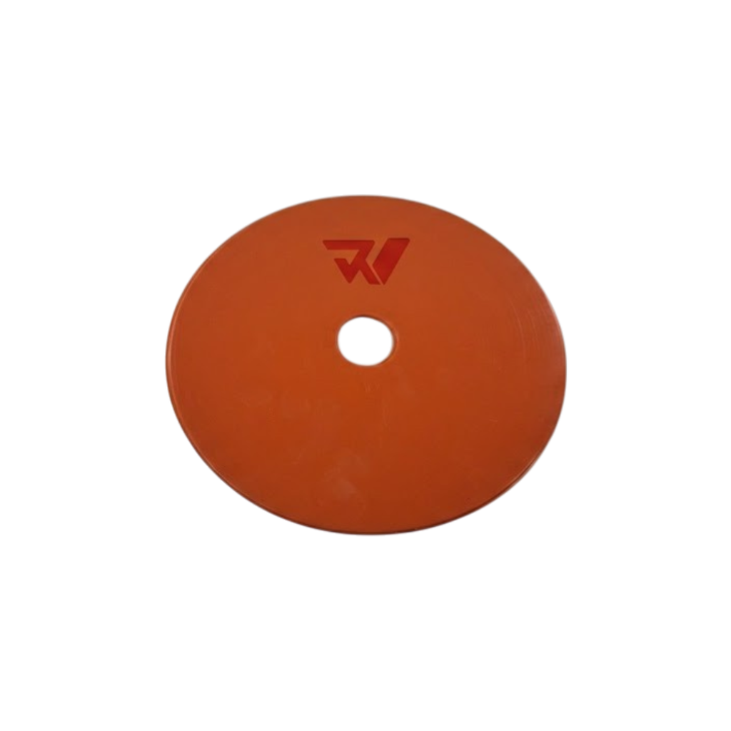DISCO DE MARCACION DE 19 CM Ø DE GOMA NARANJA