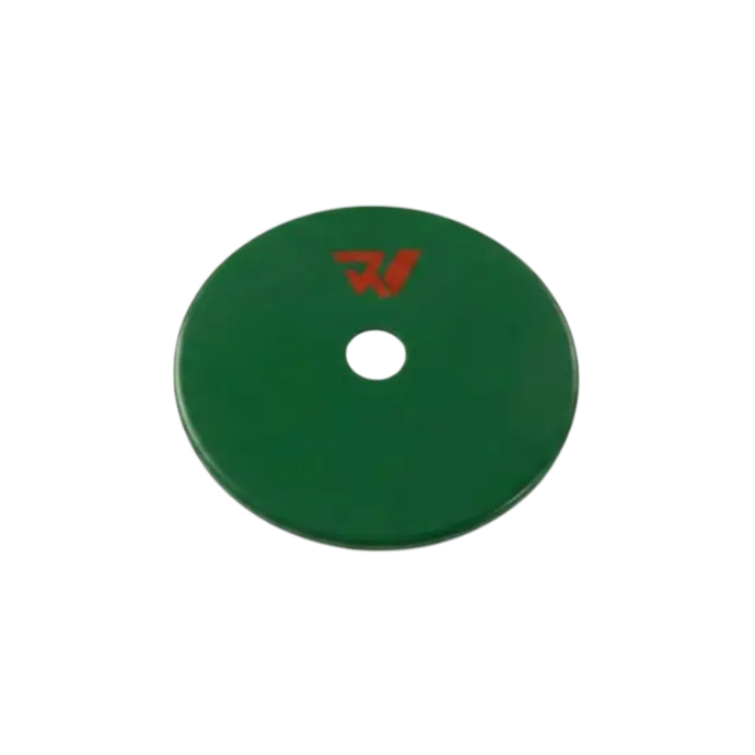 DISCO DE MARCACION 19 CM Ø GOMA VERDE