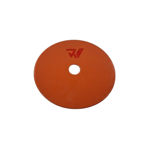 [DISCO002] DISCO DE MARCACION DE 19 CM Ø DE GOMA NARANJA