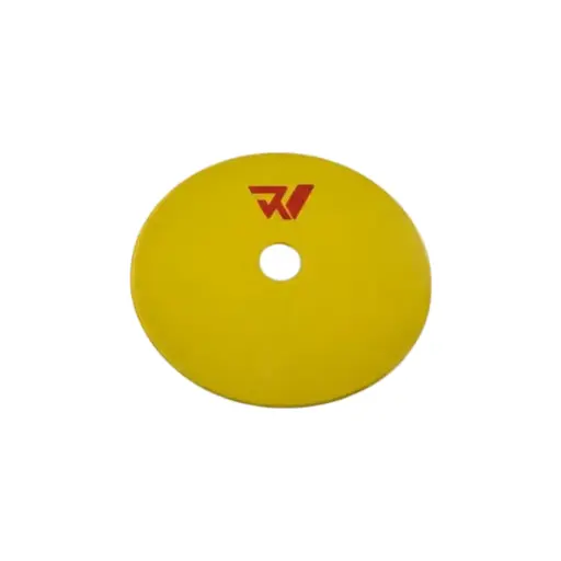 [DISCO001] DISCO DE MARCACION 19 CM Ø DE GOMA AMARILLO