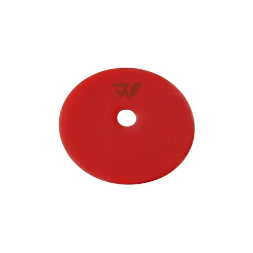 [DISCO003] DISCO DE MARCACION 19 CM Ø GOMA ROJO